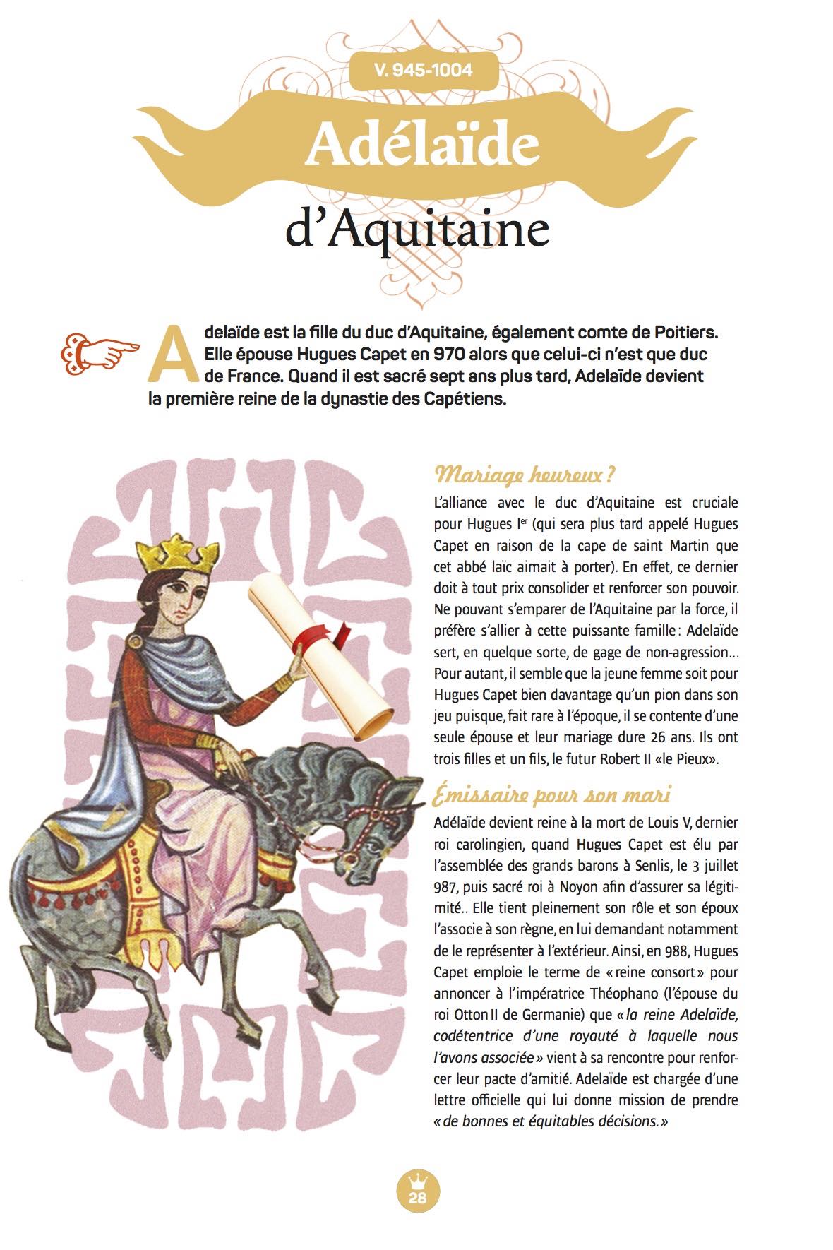 ©Les reines de France - textes de Caroline Charron, illustrés par Virginie Berthemet – Casterman 201