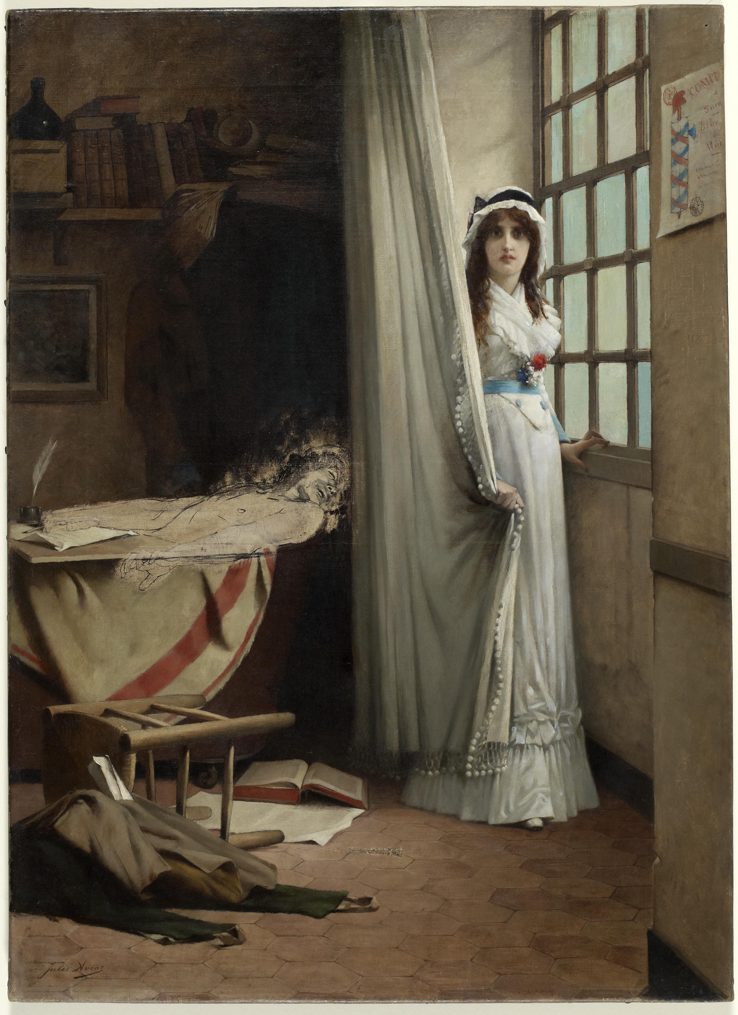 Charlotte Corday et Marat ©-Coll.-Musee-de-la-Revolution française Domaine-de-Vizille