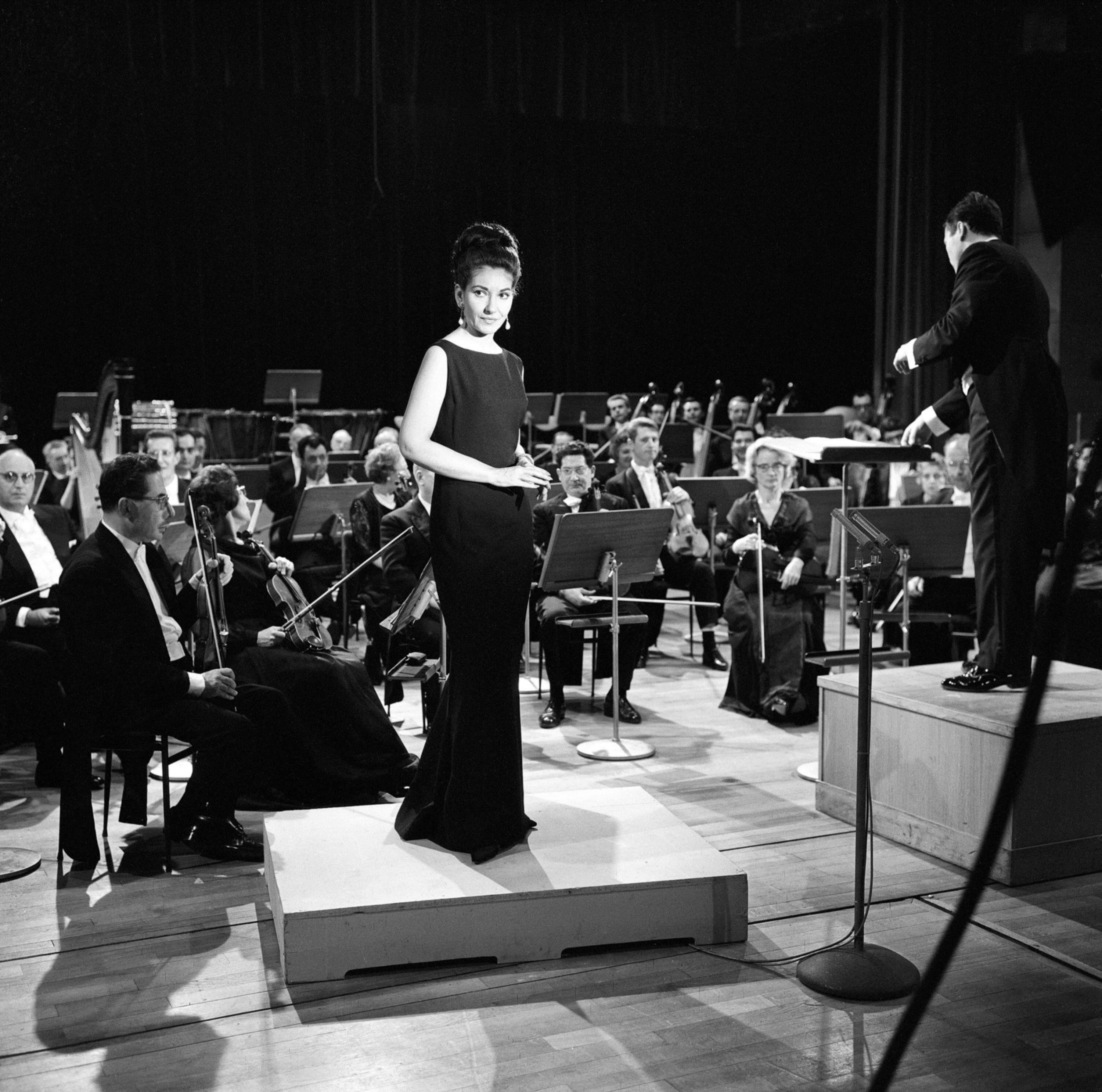 Avec Visconti à La Scala 1954 © Fonds de Dotation Maria Callas 